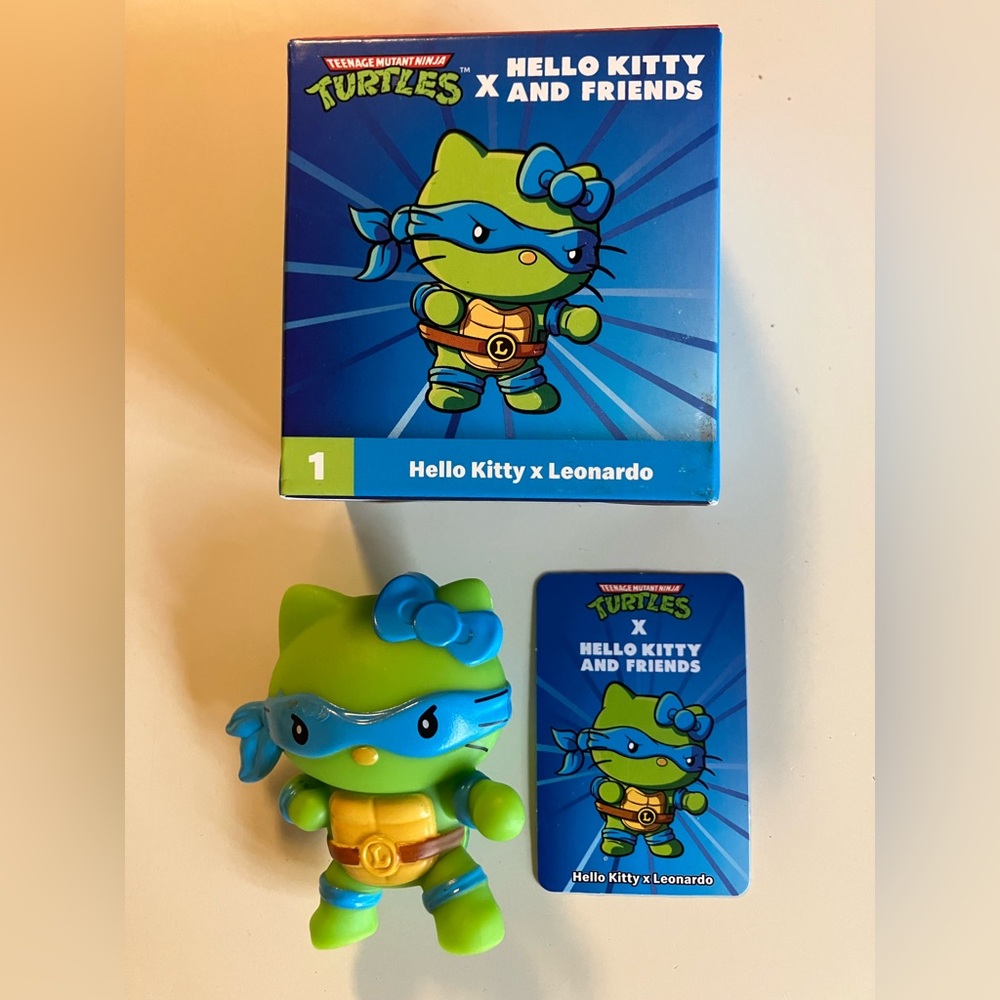 McDonald’s Happy Meal Hello Kitty Ninja Turtles Toy 2025 Brand New Leonardo 1